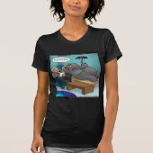 Funny Elephant in Therapie T-shirt (Voorkant)