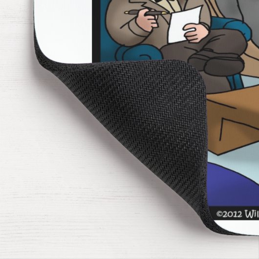 Funny Elephant in Therapy Kaarten T - shirts Muismat (Hoek)