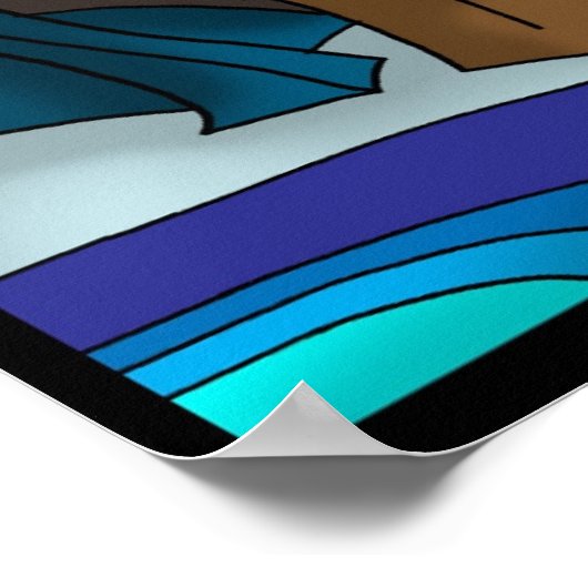 Funny Elephant in Therapy Poster (Hoek)