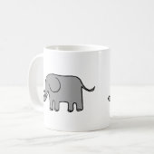 Funny elephant koffiemok (Voorkant links)