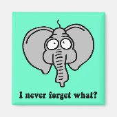 Funny elephant magneet (Voorkant)
