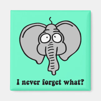 Funny elephant magneet