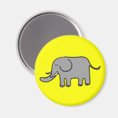 Funny elephant magneet (Voorkant / Achterkant)