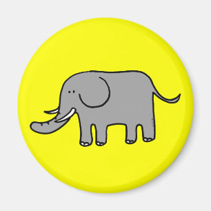 Funny elephant magneet