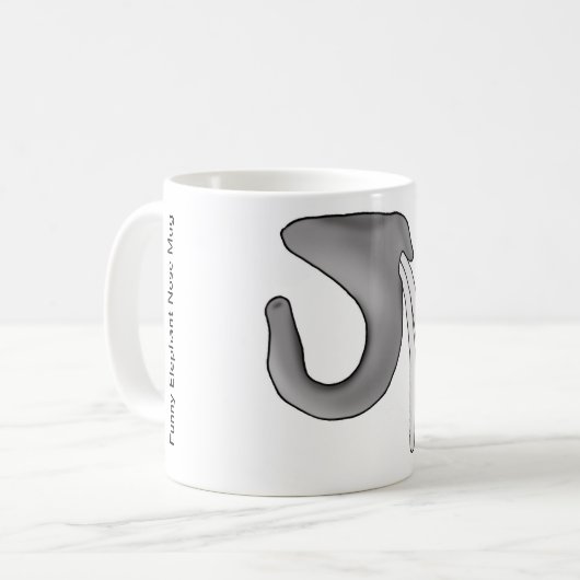 Funny Elephant Nose Mok (Voorkant links)