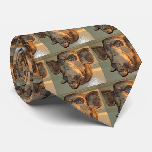 Funny Elephant of Hog Stropdas (Opgerold)