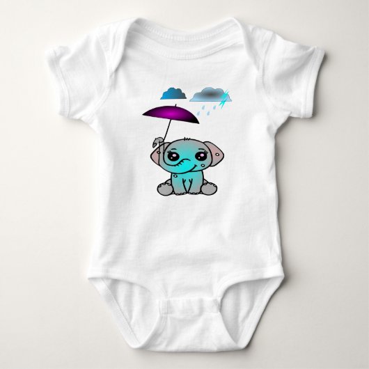 Funny elephant romper (Voorkant)