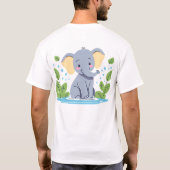 Funny Elephant T-shirt (Achterkant)