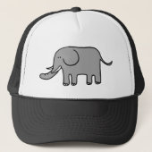 Funny elephant trucker pet (Voorkant)