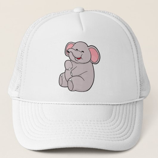 Funny Elephant Trucker Pet (Voorkant)