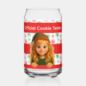 Funny Elf Faces & Legs | North Pole Fun Christmas Blikvorm Glas (Voorkant)