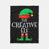 Funny Elf Family Christmas Creative Elf Sweater Me Fleece Deken (Voorkant)
