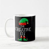 Funny Elf Family Christmas Creative Elf Sweater Me Koffiemok (Links)