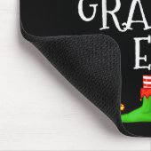 Funny Elf Family Christmas Grandpa Elf Sweater Mat Muismat (Hoek)