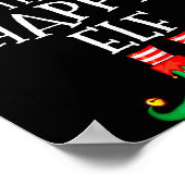 Funny Elf Family Christmas The Happy Elf Sweater M Poster (Hoek)