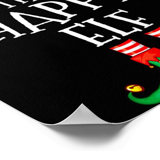 Funny Elf Family Christmas The Happy Elf Sweater M Poster (Hoek)