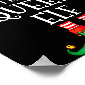 Funny Elf Family Christmas The Queen Elf Sweater M Poster (Hoek)