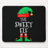 Funny Elf Family Christmas The Sweet Elf Sweater M Muismat (Voorkant)