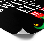 Funny Elf Family Christmas The Sweet Elf Sweater M Poster (Hoek)