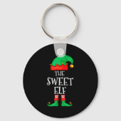 Funny Elf Family Christmas The Sweet Elf Sweater M Sleutelhanger (Voorkant)