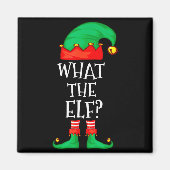 Funny Elf Family Christmas What The Elf Sweater Me Magneet (Voorkant)