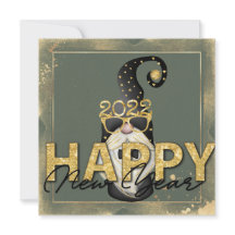 Funny Elf Gold Glitter Custom Script Flat