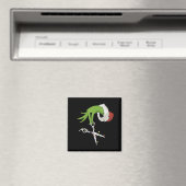 Funny Elf Hands Hair Stylist Hairdresser Scissor B Magneet (Insitu (Vaatwasser))