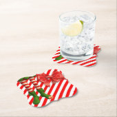 Funny Elf Legs Christmas | North Pole Mischief Kartonnen Onderzetters (Insitu)