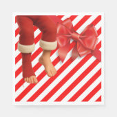 Funny Elf Legs Christmas | North Pole Mischief  Servet (Voorkant)