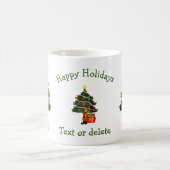 Funny Elf Persoonlijke kerstfeestdag Koffiemok (Center)