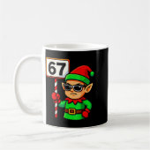 Funny Elf Six Seven 6 7 Meme Christmas Costume 67  Koffiemok (Links)