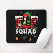 Funny Elf Squad Christmas Family Matching Pajamas Muismat (Met muis)