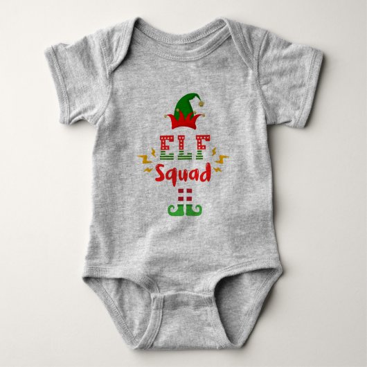 FUNNY ELF SQUAD - CHRISTMAS FUN ROMPER (Voorkant)