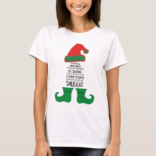 Funny Elf T-shirt (Voorkant)
