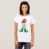 Funny Elf T-shirt (Voorkant volledig)