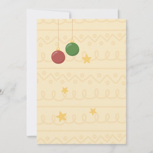 Funny Elfin's kerstfeest Oegly Sweater Party Kaart (Achterkant)