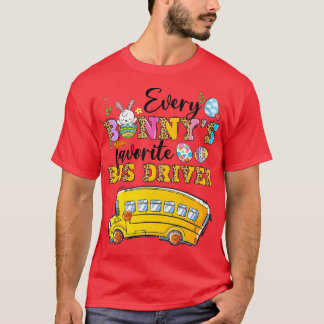 Funny Elke Bunnyx27s Favoriete busbestuurder Happy T-shirt