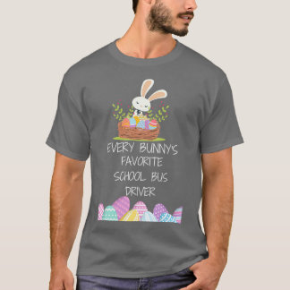 Funny Elke bunnyx27s Favoriete schoolbuschauffeur T-shirt