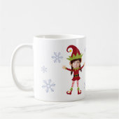 Funny Elves Schattige Aangepaste Kinder Foto's Ker Koffiemok (Links)