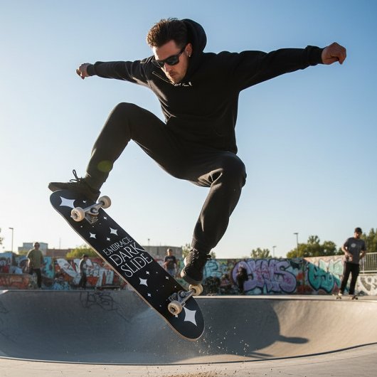 Funny Embrace the Darkslide White Stars Persoonlijk Skateboard