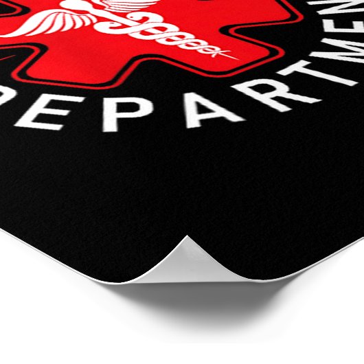 Funny Emergency Department Emergency Room Nurse Ed Poster (Hoek)