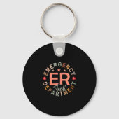 Funny Emergency Department Tech Emergency Room Tec Sleutelhanger (Voorkant)