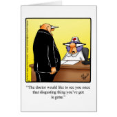 Funny Emergency Nurses Day Kaart "Spectickles" (Voorkant)