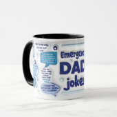 Funny Emergency Pa grappen/Vaderdag Mok (Voorkant links)