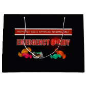 Funny Emergency Snoep Safety First Groot Cadeauzakje (Voorkant)
