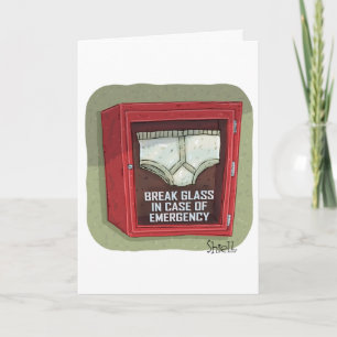 Funny Emergency Underpants Kaart