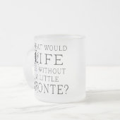 Funny Emily Bronte Reading Quote Matglas Koffiemok (Voorkant links)