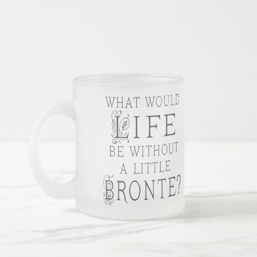 Funny Emily Bronte Reading Quote Matglas Koffiemok (Links)
