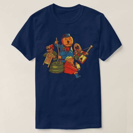 Funny Emmet Otter Christmas Jug Band 1977 Cartoon T-shirt (Design voorkant)