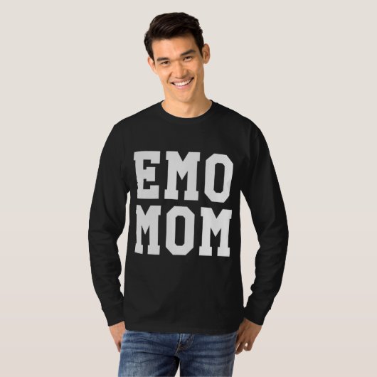 Funny Emo Mam Gothic Punk Moederdag Gift T-shirt (Voorkant volledig)
